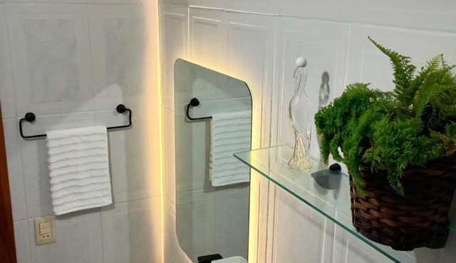 Quarto com banheiro privativo em Estância Velha