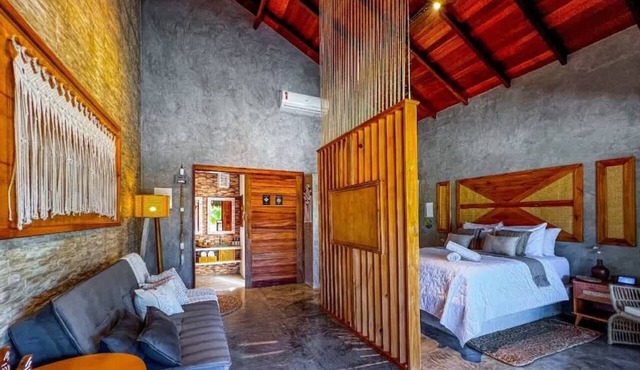 Quarto triplo beira mar in Cruz
