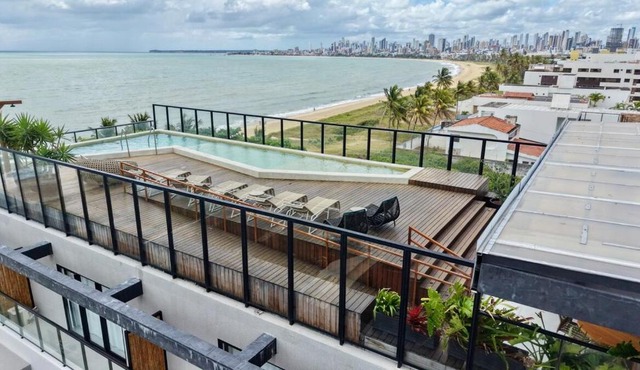 Restinga 305- Flat vista mar no Bessa - ASKA