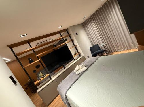 Studio Aconchegante no Number One Flat com vista mar