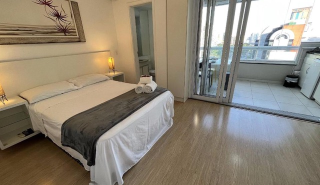 Studio prox Paulista Piscina WI-fi Academia - Be 8