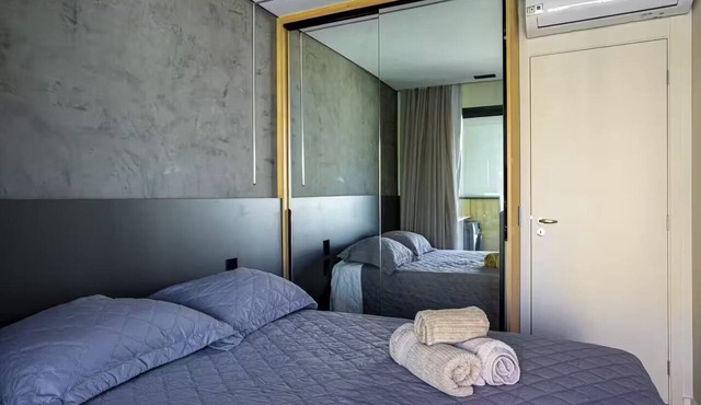 Studio Tower B · view · garage · Syrian 2min in São Paulo
