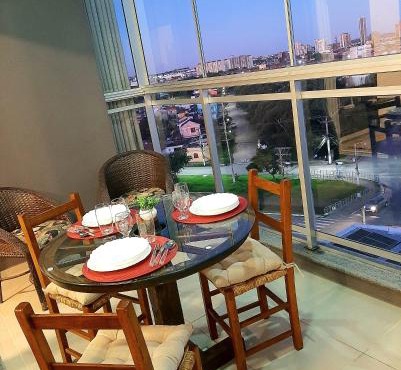 Studio Xavante 615A - com garagem, portaria 24h e uma vista linda! in Pelotas