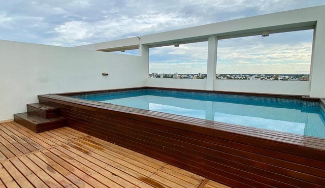 Terrazas Resort monoambiente moderno con piscina