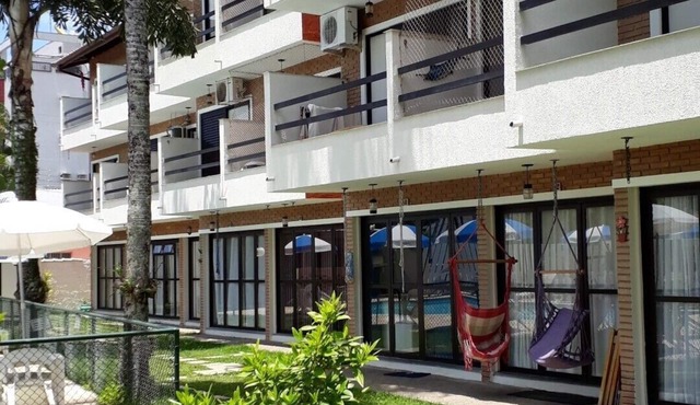 TRIPLEX CONDOMINIUM — 4 BEDROOMS — SWIMMING POOL — 100 M FROM THE BEACH — AIR CONDITIONING in Ubatuba
