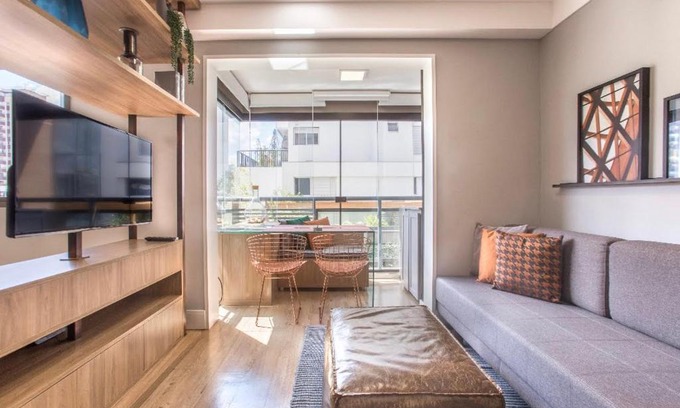 Brooklin Novo Apartment | Aconchegante e Sofisticado