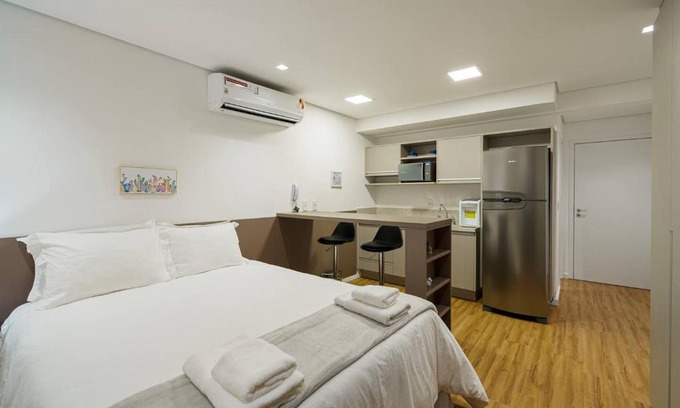 Central Zone Apartment | BHomy Bela Vista Com AC Próximo Centro APM1610