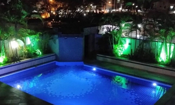 Asturias Apartment | Guaruja high standard with air, pool and wifi for up to 6 people - pets accepted