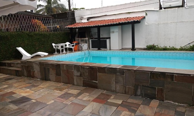 Balneario Praia do Pernambuco House | Linda Casa com Piscina Guarujá