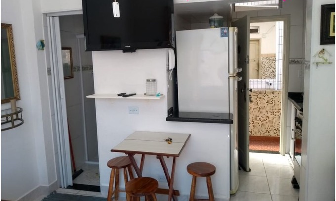 Ocian Apartment | Linda Kitnet Grande Beach 200 meters from the Beach
