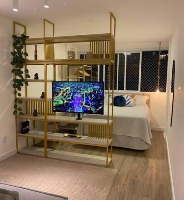 Bela Vista Apartment | Studio dourado no coração da Av Paulista