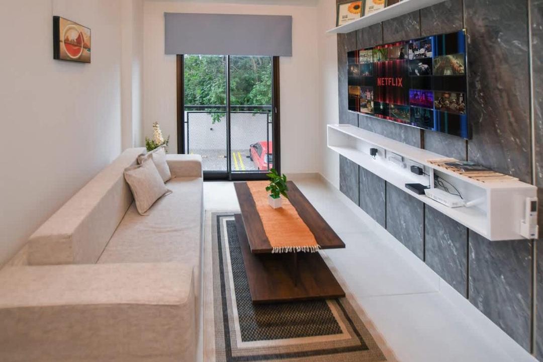 Fernando De La Mora Apartment | Cozy One-Bedroom with Desk Pool and Terrace