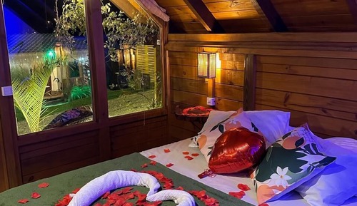 Romantic Cabin, 1 Queen Bed, Jetted Tub