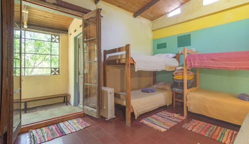 Habitación Quintuple con vista al jardín