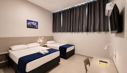 Economy Triple Room, Courtyard View
