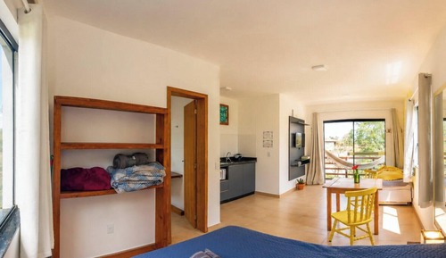 Flat 3|4 - Lugar ao Sol - Flats c/ Cozinha no Rosa