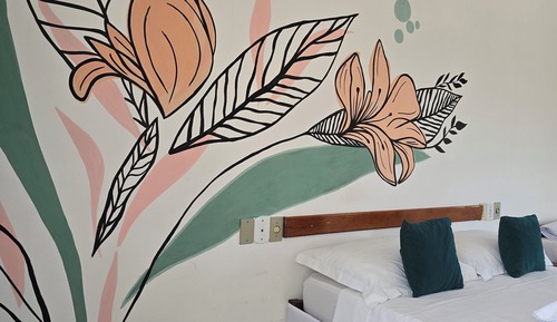 Standard Double Room, Balcony, Beach View