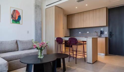 Studio Apartment with Balcony