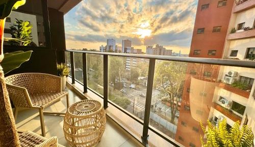 Studio with Balcony