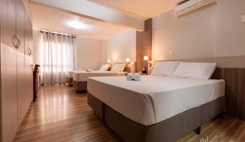 Double Room with 1 Double Bed and 1 Single Bed