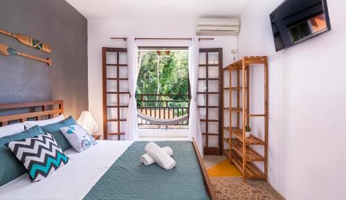 Quarto Duplo com Varanda Superior