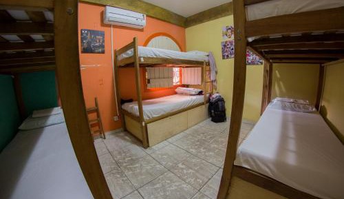 Bed in 6-Bed Mixed Dormitory Room with Shared Bathroom