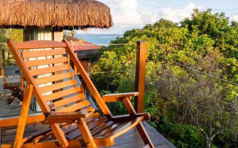 Standard Double Bungalow with Air Conditioning and Private Deck - Annex
