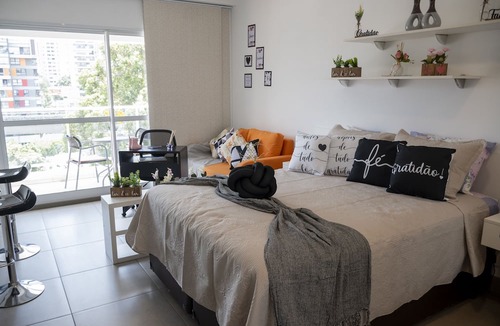 Campo Belo Apartment | Camila’s Stays - Apartment in front of subway/metro with parking