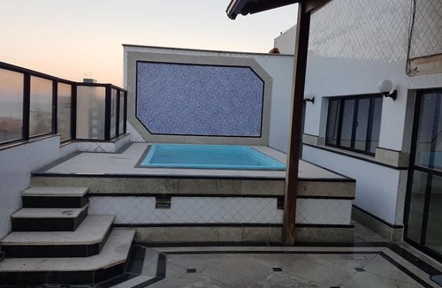 Praia do Morro Apartment | Penthouse with 6 bedrooms, 5 of which are suites, 2 living rooms, swimming pool, barbecue area