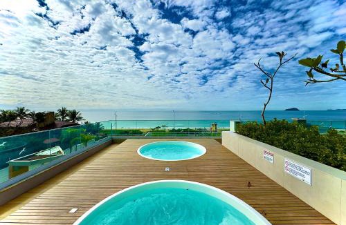 Itacolomi Apartment | Aptos Pé na Areia Vista Mar Condomínio Resort Completo com Piscina borda Infinita, Beach Tennis, Academia, Sala de Jogos, Brinquedoteca, Playground e Portaria 24H 2 Quartos com Ar-Condicionado, Churrasqueira Privativa Reserve Agora e Viva essa Experiência