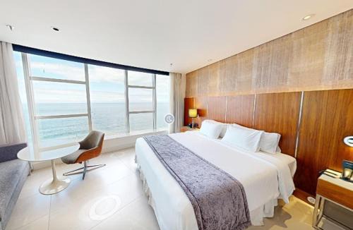 Sao Conrado Hotel | Quarto Suíte Luxo de frente para o Mar no Hotel Nacional