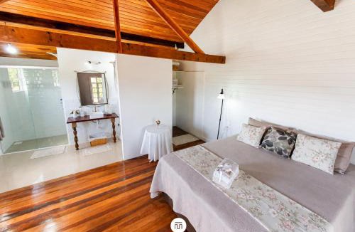 Rancho Queimado House | Cabana Pôr-do-Sol com Jacuzzi - Rancho Queimado/SC
