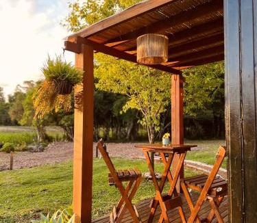 Santa Cruz do Sul Villa | Cabana de teto de vidro
