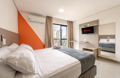 Jardim Chacara Inglesa Apartment | Apartamento Premium em Hotel | Piscina, Academia, A/C e Wi-Fi | Próximo à Anchieta