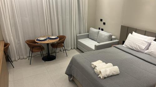 Pompeia Apartment | Flat com vista ao mar com academia, piscina e sauna
