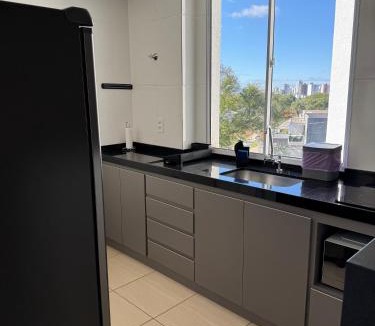 Montes Claros Apartment | Apê novo com ar condicionado e vista panorâmica