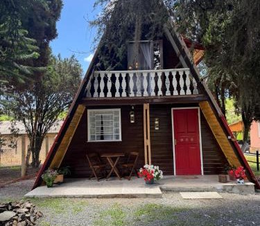 Palmeira Ski Chalet | Chalé estilo Europeu A-frame Oma Haus