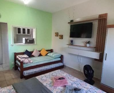 Sao Vicente Apartment | Kitnet 4 Pessoas - Sem Garegam Próximo à Av Principal e Praia