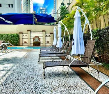 Sao Paulo Apartment | Flat Luxo em Hotel 4 Estrelas - 5 min do Shopping e Aeroporto com EXCELENTE isolamento acústico 9 - 10 Min do Aeroporto de Congonhas