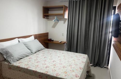 Barra de Sao Miguel Apartment | AP quarto/sala com varanda ampla