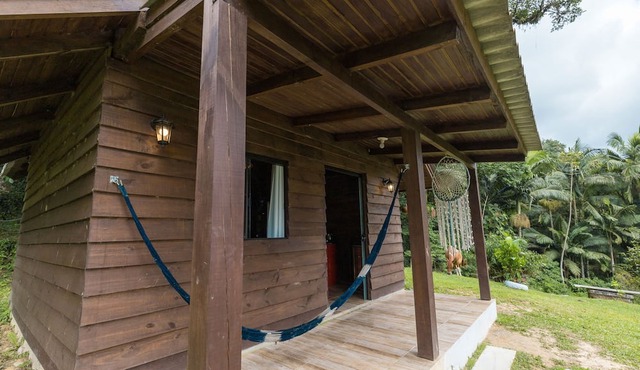 Chal com Wi-fi Vista p o Lago em Meio a Natureza