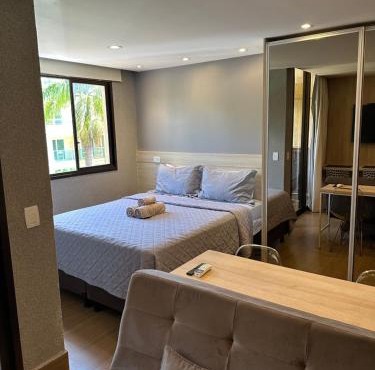 Flat no Life Resort a Beira Lago