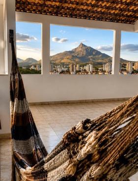 Apto no terraço para trabalhadores - Vista espetacular - Área cental de GV