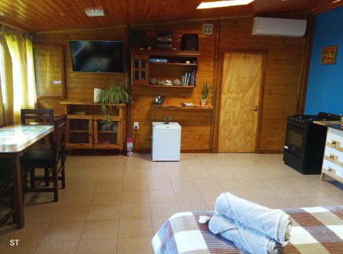 Cabaña azul