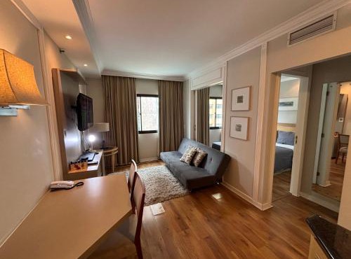 Hotel Pamplona Jardins Univer com garagem e cozinha 1209