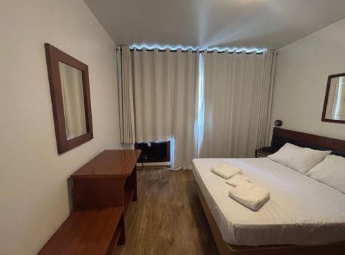 ENB1047 Flat hotel no centro de SBC para 2 pp Espaço e Conforto