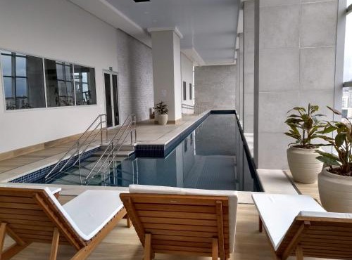 Flat Aconchego, próximo ao centro de Osasco, ar condicionado, academia, piscina, wifi e varanda